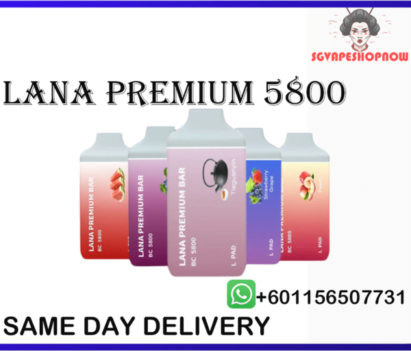 LANA PREMIUM 5800 LANA PREMIUM BAR 5800 DISPOSABLE