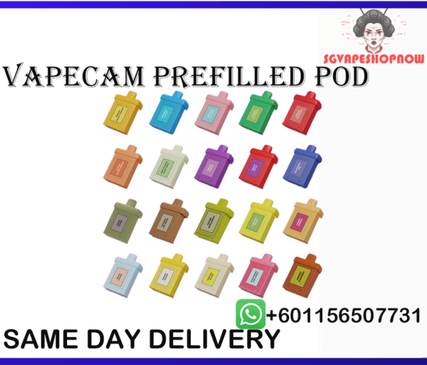 VAPECAM 12000 PUFF PREFILLED POD