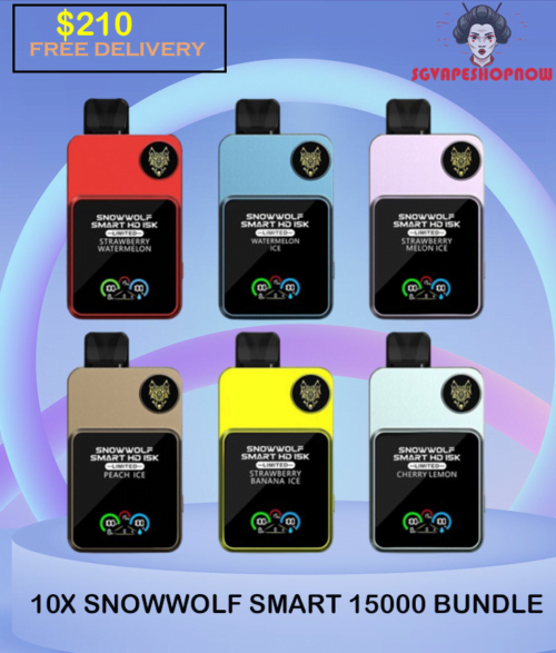 10X SNOW WOLF SMART 15000 BUNDLE