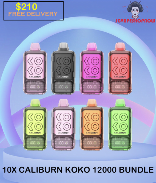 10X UWELL CALIBURN KOKO 12000 BUNDLE