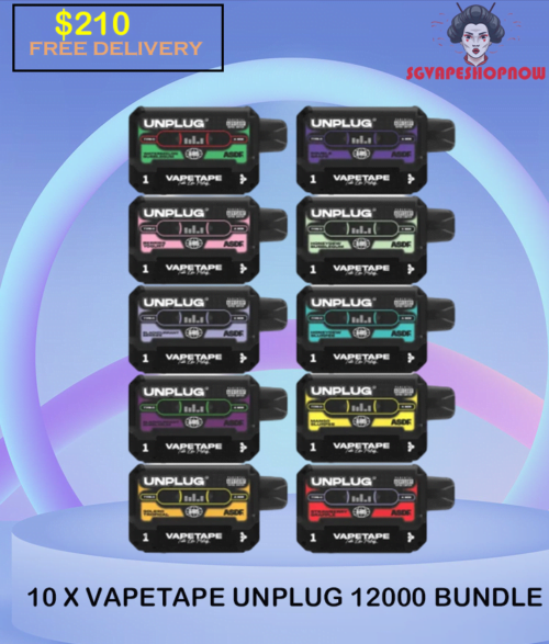 10x VAPETAPE UNPLUG STATERKIT bundle